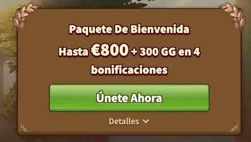 Promociones disponibles MyEmpire Casino